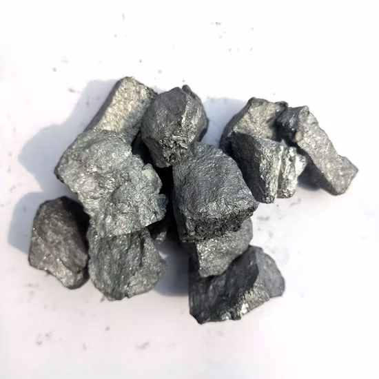 Amostra grátis de carga de forno Rare Earth FeSi Nodulierer Nodulant Ferro Silica Nodulizer Best Selling Lump Nodulizing Spheroidizing Agent