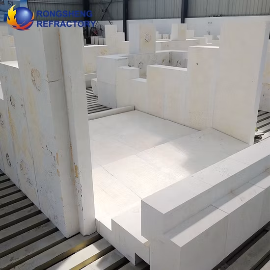 Refratários usados ​​para fornos de vidro Azs Bricks